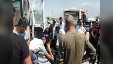 Yolcu almak için giderken, indirdiği yolcuyu ezdi
