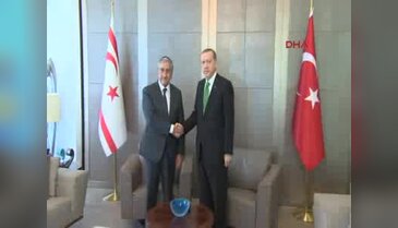 Erdoğan KKTC Cumhurbaşkanı Akıncı ile görüştü