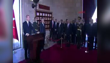 Cumhurbaşkanı Erdoğan ve devlet erkanı Anıtkabir'de - 2