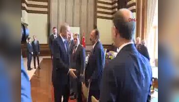 Cumhurbaşkanı Erdoğan, Kulüpler Birliği Heyeti'ni kabul etti