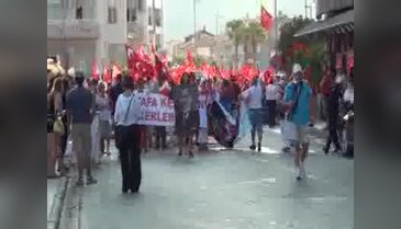 Marmaris'te 30 Ağustos Zafer Bayramı 'Zafer yürüyüşü' ile kutlandı