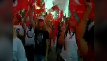 Beşiktaş'ta 30 ağustos kutlamaları