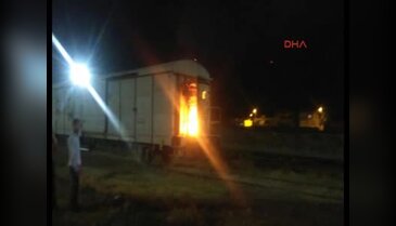PKK, Kurtalan'da kömür yüklü vagonları yakmak istedi