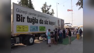 Lösev iyilikler TIR'ı yardımları ulaştırdı