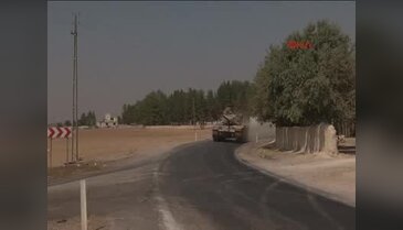 Gaziantep Karkamış'ta tank sevkiyatı