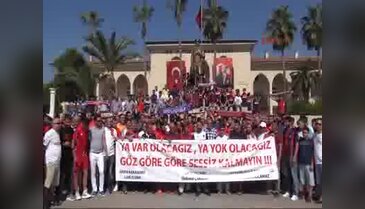 Mersin İdmanyurdu için sokağa döküldüler