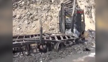 Teröristler tünelde 7 TIR yakmışlar!