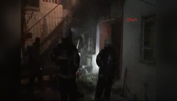 Adıyaman'da kundaklandığı iddia edilen ev yandı