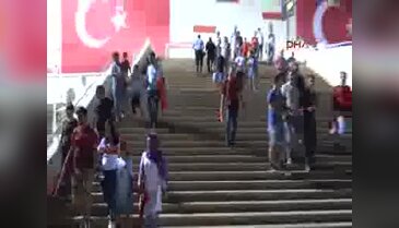 Antalya Türkiye-Rusya maç sonu detay görüntüler