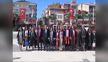 Çanakkale'de adli yıl törenle açıldı