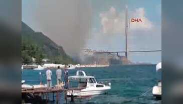 3. köprü yakınlarında orman yangını - 1