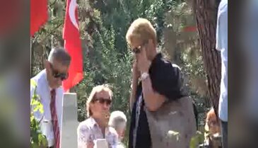 Bursalı Şehit Asteğmen mezarı başında anıldı