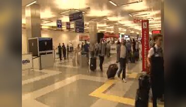Havalimanı metro durağı girişine dedektörlü kapı konuldu