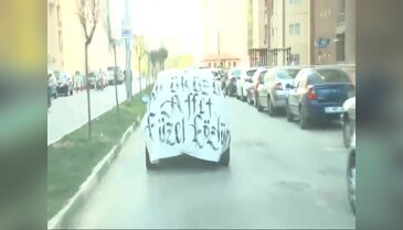 Bursa'da inanılmaz pankart! 9 saat boyunca...