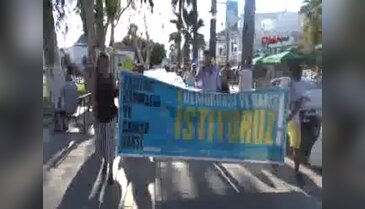 Bodrum'da barış yürüyüşü