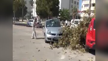 Kaza yapan sürücü sık sık tekbir getirdi