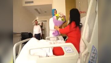 Darbe gazisini hastanedeki doğum gününde Bakan Soylu kutladı