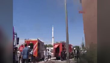 Babasının iş yerine ziyarete geldi alevlerin arasında can verdi