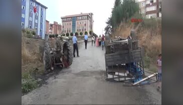 Devrilen traktörün altında kalan yaşlı adam öldü