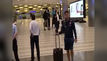 A Milli Futbol Takımı yurda döndü