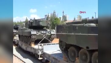 İstanbul'dan İslahiye'ye tank sevkiyatı sürüyor - 1