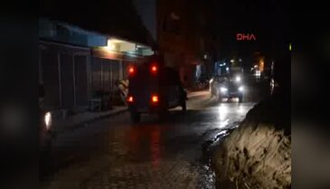 Doğubayazıt'ta polis lojmanlarına saldırı düzenlendi
