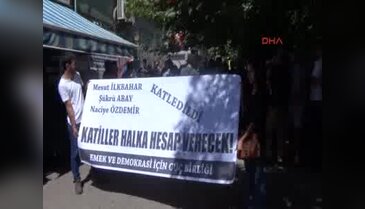Tunceli'de polis aracının ölümlü kazaya neden olması protesto edildi