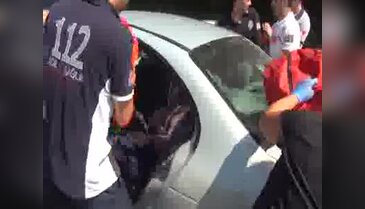 Zonguldak'ta 3 araç birbirine girdi 3 yaralı