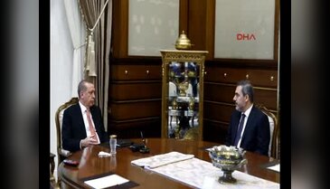 Cumhurbaşkanı Erdoğan, MİT Müsteşarı Hakan Fidan'ı kabul etti