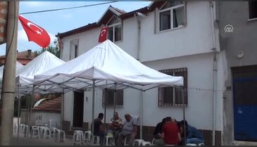 Bursalı şehidin evine ziyaretçi akını