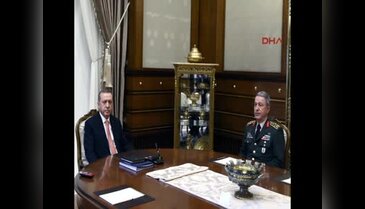 Erdoğan Akar'ı kabul etti