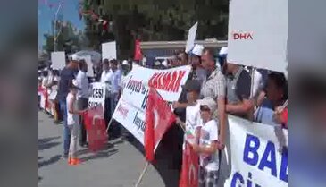 Çorum'da eşten atılan 70 işçi eş ve çocuklarıyla eylem yaptı