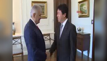 Başbakan Yıldırım Japonya Devlet Bakanını kabul etti