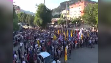 Tunceli'de protesto yürüyüşü düzenlendi