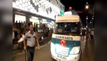 Marmaris'te yol verme kavgası: 2 yaralı