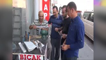 Bayram öncesi bıçaklar bileniyor