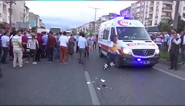 Bursa'da otomobilin çarptığı çocuk ağır yaralandı