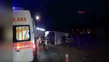 Kırıkkale'de minibüs devrildi: 15 yaralı