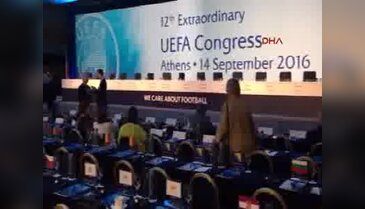 12. Olağanüstü UEFA Kongresi Atina'da başladı