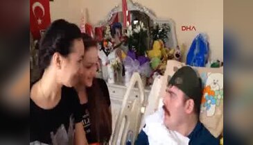 Moldovalı öğrencilerden 'Umut'a bayram ziyareti