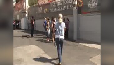 Galatasaray Meydanı'nda kadınlardan Gazze eylemi