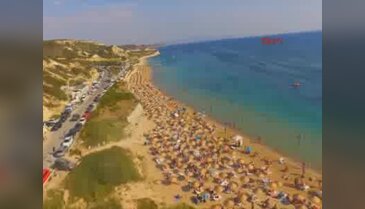 Bozcaada'da bayram tatilinde dopdolu
