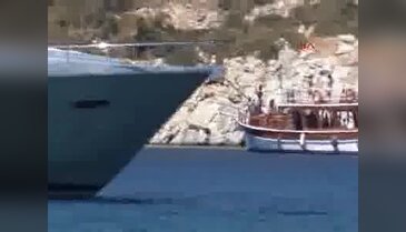 Turistlerin dikkati caretta carettayı kurtardı
