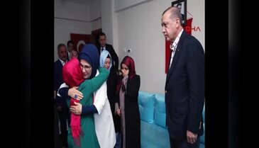 Erdoğan'dan 15 Temmuz şehitlerinin ailelerine ziyaret - 1