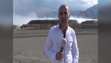 Kent çöplüğü 9 gündür yanıyor