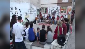 Denizli kumpanyasında sokak sanatçıları birleşti