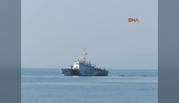 Ayvacık açıklarında 58 mülteci yakalandı
