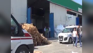 Pres makinesine düşen Suriyeli işçi ezilerek öldü