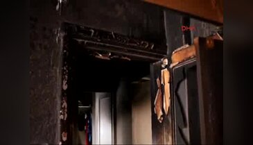 Düğün hazırlığı yapan çiftin evi, yangında kullanılmaz hale geldi