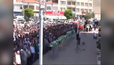 Çorum'da öldürülen 4 kişi, toprağa verildi
